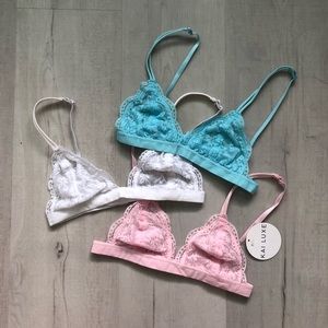 FINAL PRICE 🔥 Lace bralette bundle